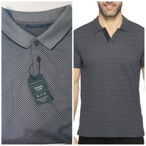 NWT Perry Ellis Travel Luxe Golf Polo UPF 50 Size XXL